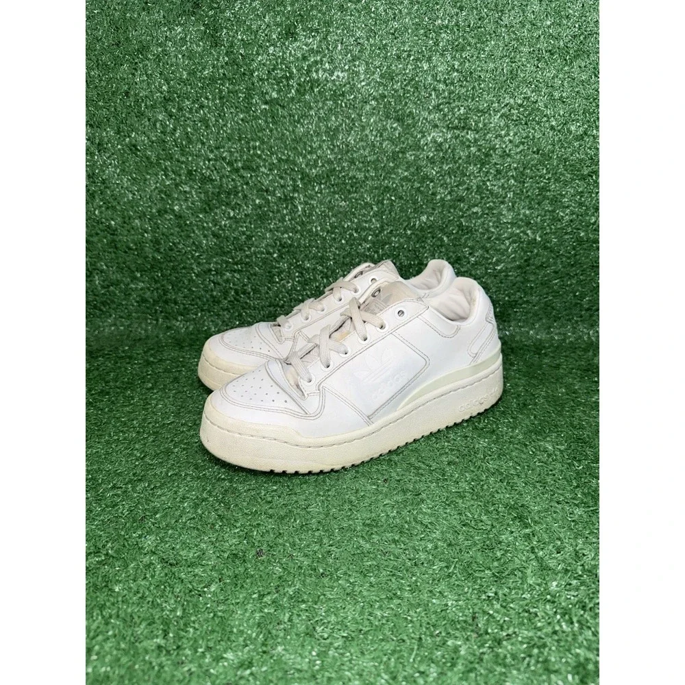 Adidas Shoes Womens Size 6 Forum Bold FY9042 White Leather Comfort Sneakers
